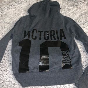Victoria Secret Pink Sport Cropped Hoodie